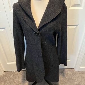 Oat size M 100% wool Women's Gray Wool Coat